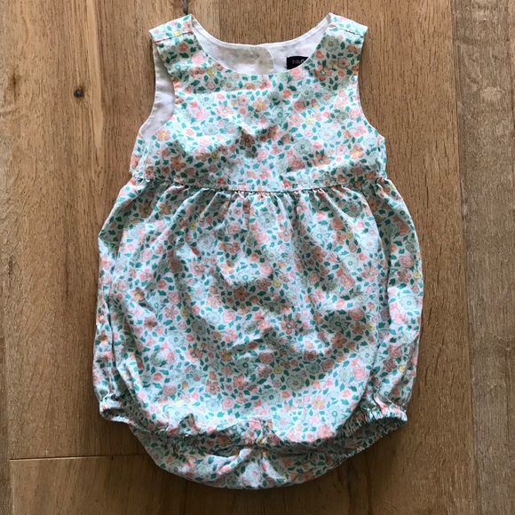 floral bubble romper